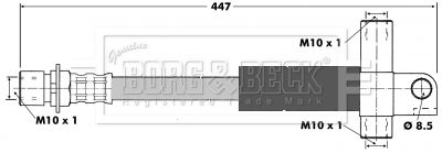 BORG & BECK Bremžu šļūtene BBH6167